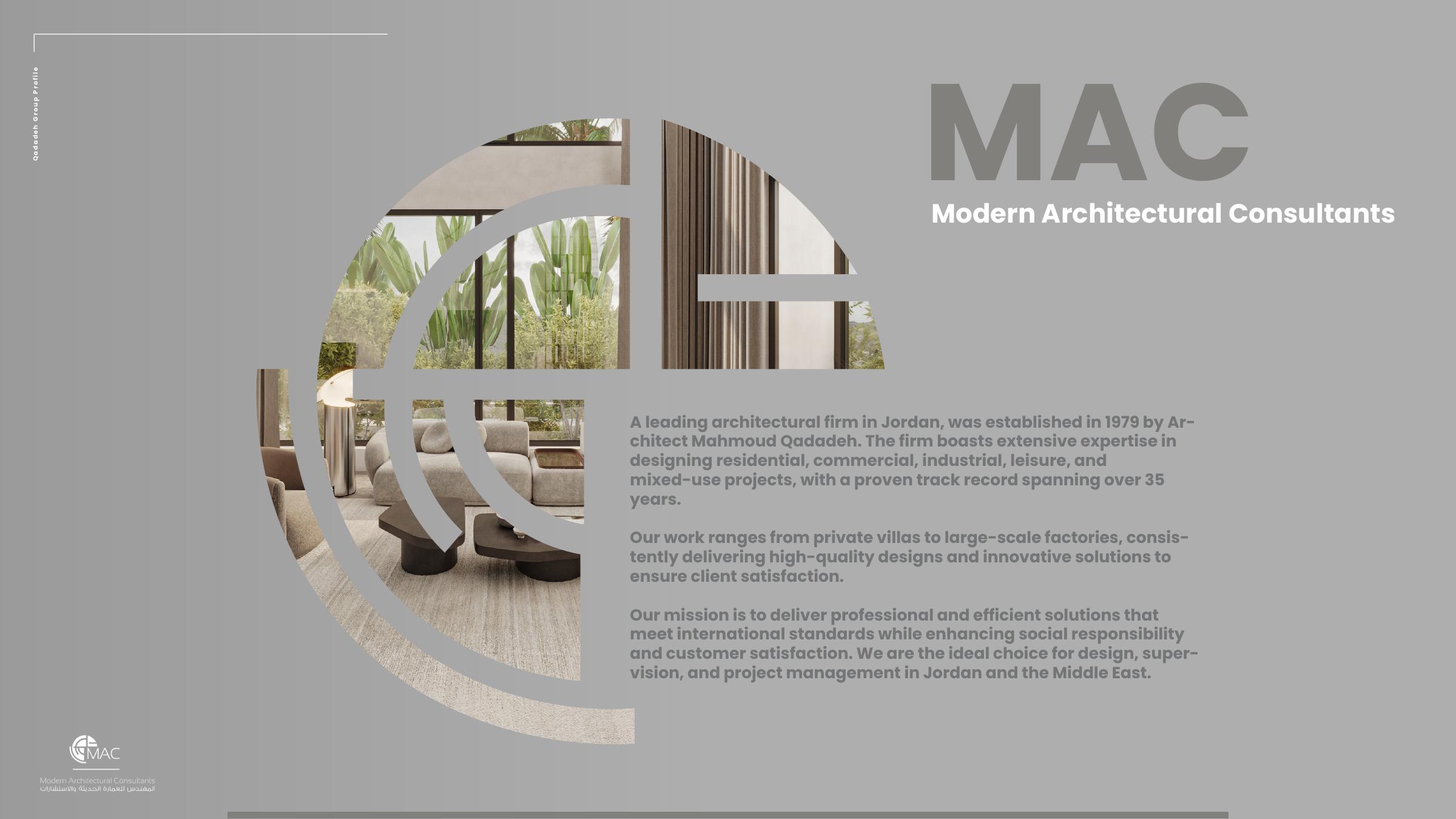 Selected spread 2 from the Qadadeh Group company profile
